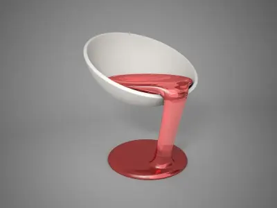 05 MELTHING CHAIR  3D model