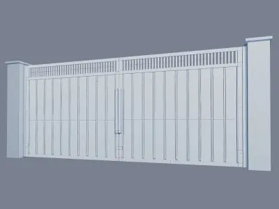 Gate for House Modern 3D model