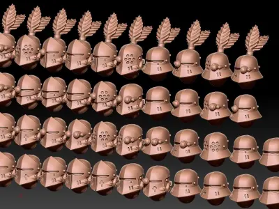 Feudal Guard - Upgrade Pack 1 3D print model