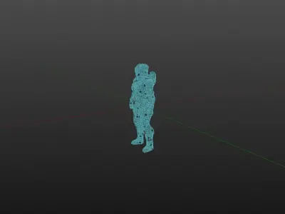 Game ready character Low-poly 3D model