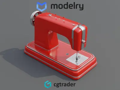 Sewing machine 3D model