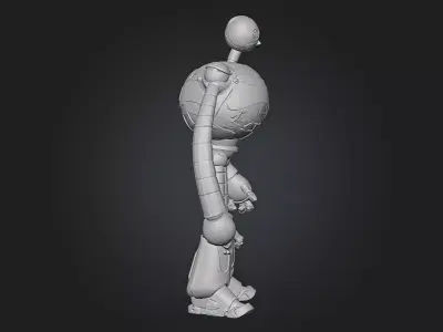 Roz  The Wild Robot Character High 3D Printable Model 3D model