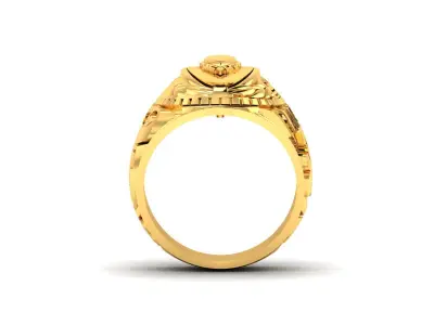 Mens Ring  Render 3dm STL OBJ FBX Details 3D print model buy