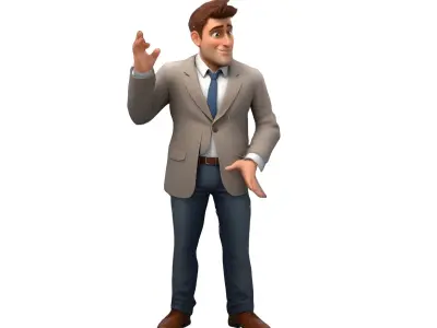 Business Professional Character Pack 3D print model