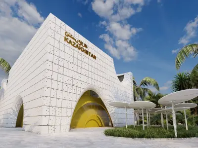 3D Expo 2020 Dubai Kazakhstan pavilion 3D model