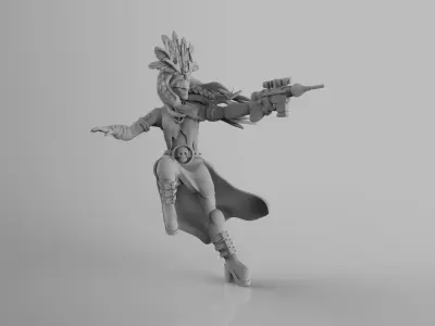 Rosanera - Female Death Ganger 3D print model