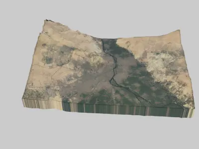 CAIRO City Low-poly 3D model