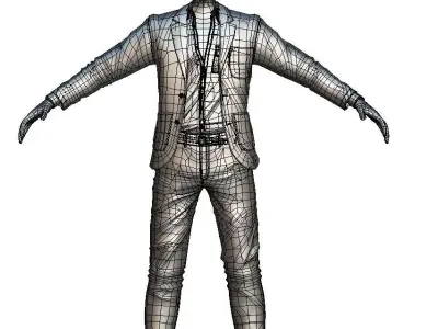 Cartoon High Poly Subdivision Avatar 018 3D Model Low-poly 3D model