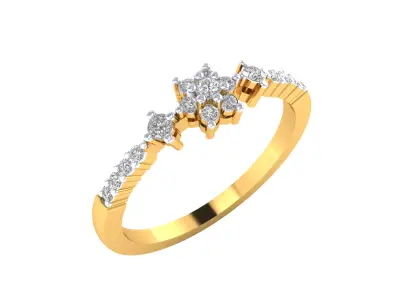 Women Ring  Render 3dm STL OBJ FBX MTLDetails 3D print model shop
