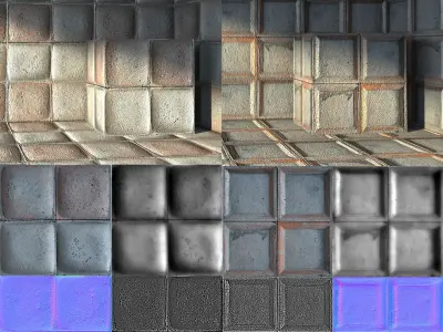 concrete tile set 01   Texture