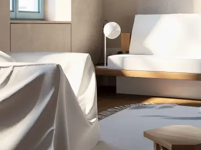 MILOS HOUSE - An Interior Scene  3D model