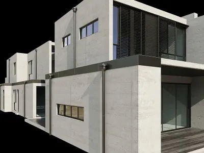 Modern House 3D model 75