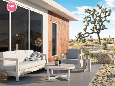 Outdoor Set - Driftwood Vray ACES 3D model