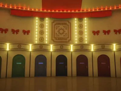 Squid Game Mingle Carousel Map 3D model