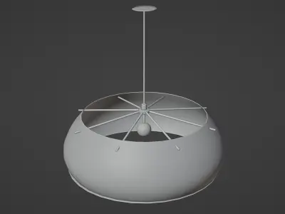Pendant light 3 3D model