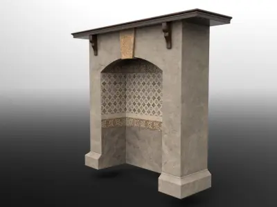 Stove Alcove 3D model