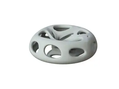SciFi Cube Object No 64899 Low Poly Shape Low-poly 3D model