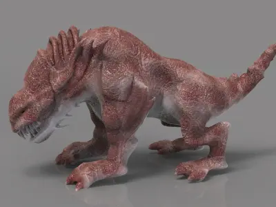 Sci Fi Creature  Low-poly 3D model