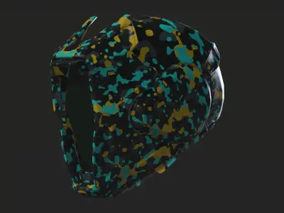 Project 1 - Exotic Camo  Low-poly 3D model