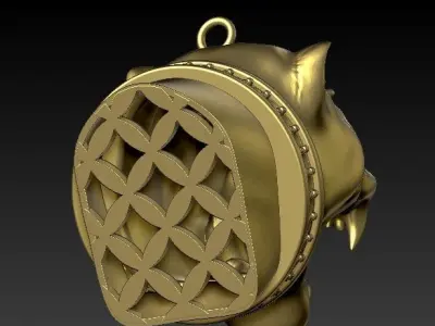Pendant Panther 3D print model