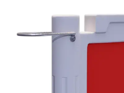 Traffic Barrier Plastic 3D model