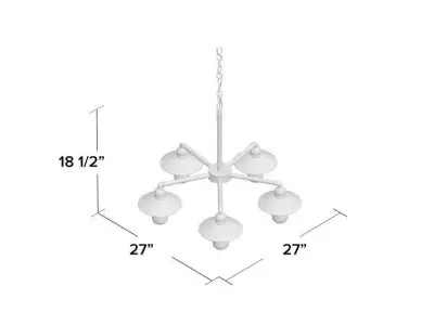 Renninger Light Classic  Traditional Chandelier 3D model