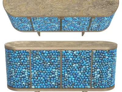 Galerie Glustin four door sideboard 3D model