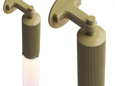 Flume Wall Light 3D model