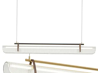 Nami Linear Chandelier 3D model