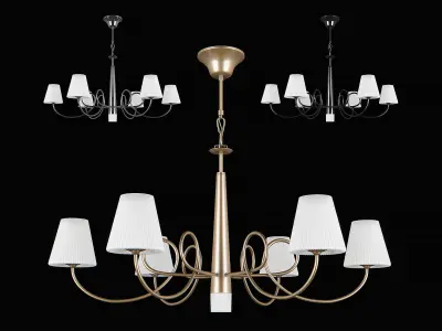 81427x Vortico Lightstar Chandelier 3D model