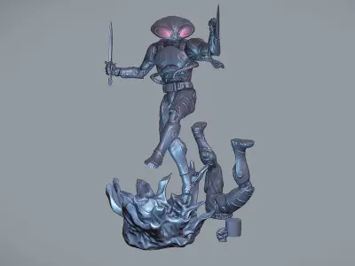 BLACK MANTA inspirited model 3D print model