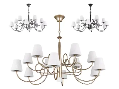81433x Vortico Lightstar Chandelier 3D model