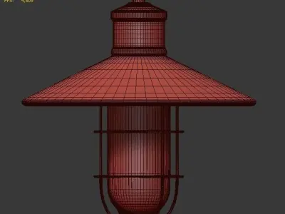 Hanging lamp Romatti Castle color 3D model