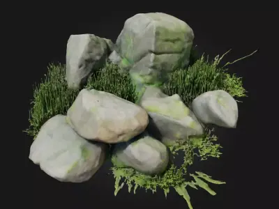 Rocky Haven  Shelter Amid the Stones 3D model