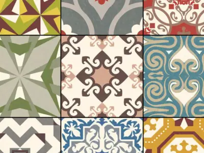 Moroccan Patchwork Floor  Texture
