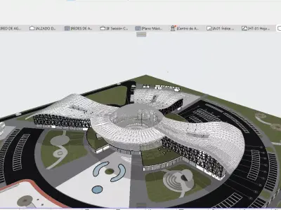 Mental Health Center - Architectural Project - Plans and 3D 3D model