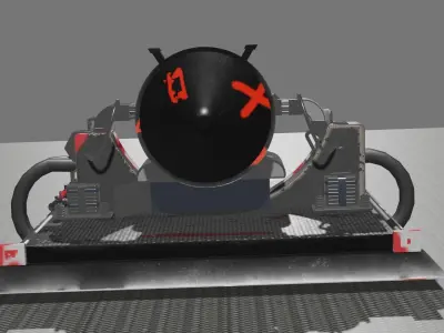a scifi magic portal 3D model