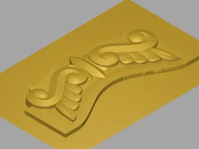 design27 ornate piece of furniture 3D model