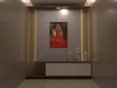 Indian pujagher   for interior 3D model