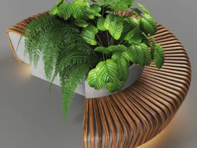 bench355 v2 3D model