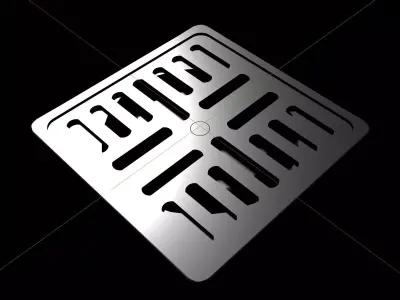 Floor drain 3D model