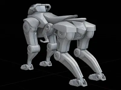 Kawasaki Corleo Robot Low-poly 3D model