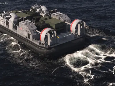  Landing Craft Air Cushion and US Tanks 