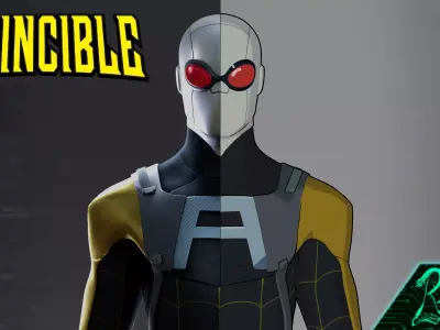 Agent Spider from Invincible TV Series 3D model 3D model