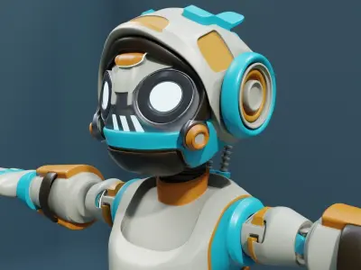 Humanoid Robot 3D model order