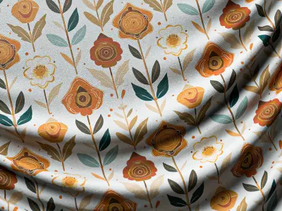 Scandinavian Pattern Fabric - Cloth Texture - Material Pack Texture