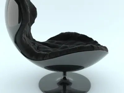 Armchair swivel chair - swivel chair Free 3D model