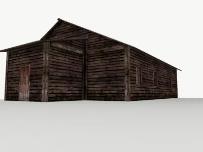 Old House 09 Low-poly 3D model
