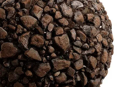 Gravel Seamless Texture 2K - EXR 5 - JPG 5 Texture Texture