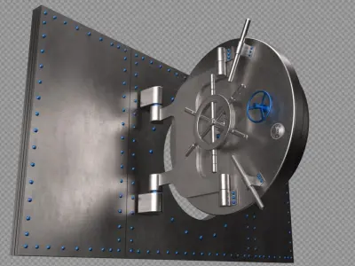 Bank Vault 3D model